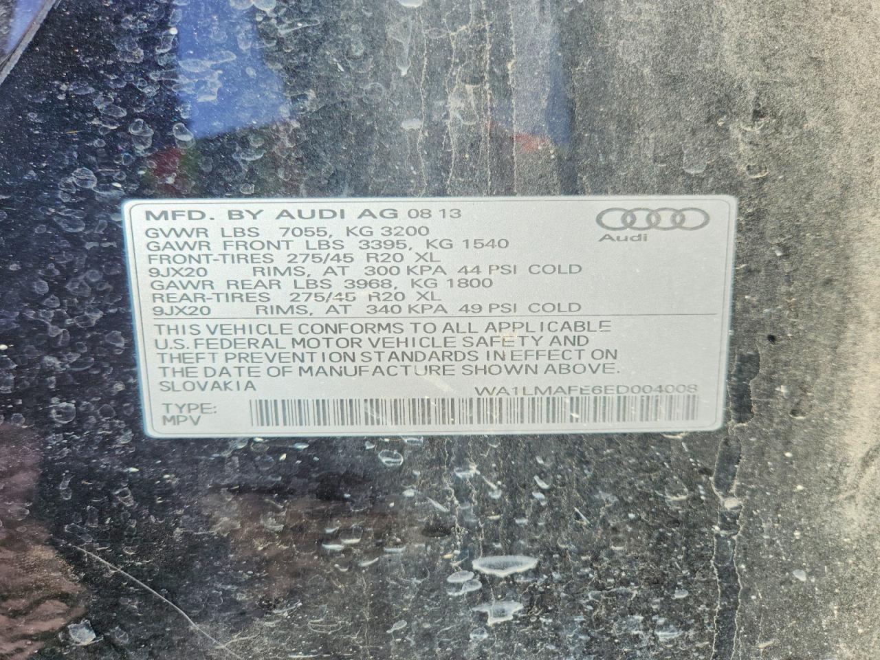 2014 AUDI Q7