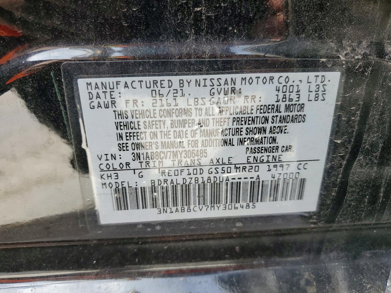 2021 NISSAN SENTRA