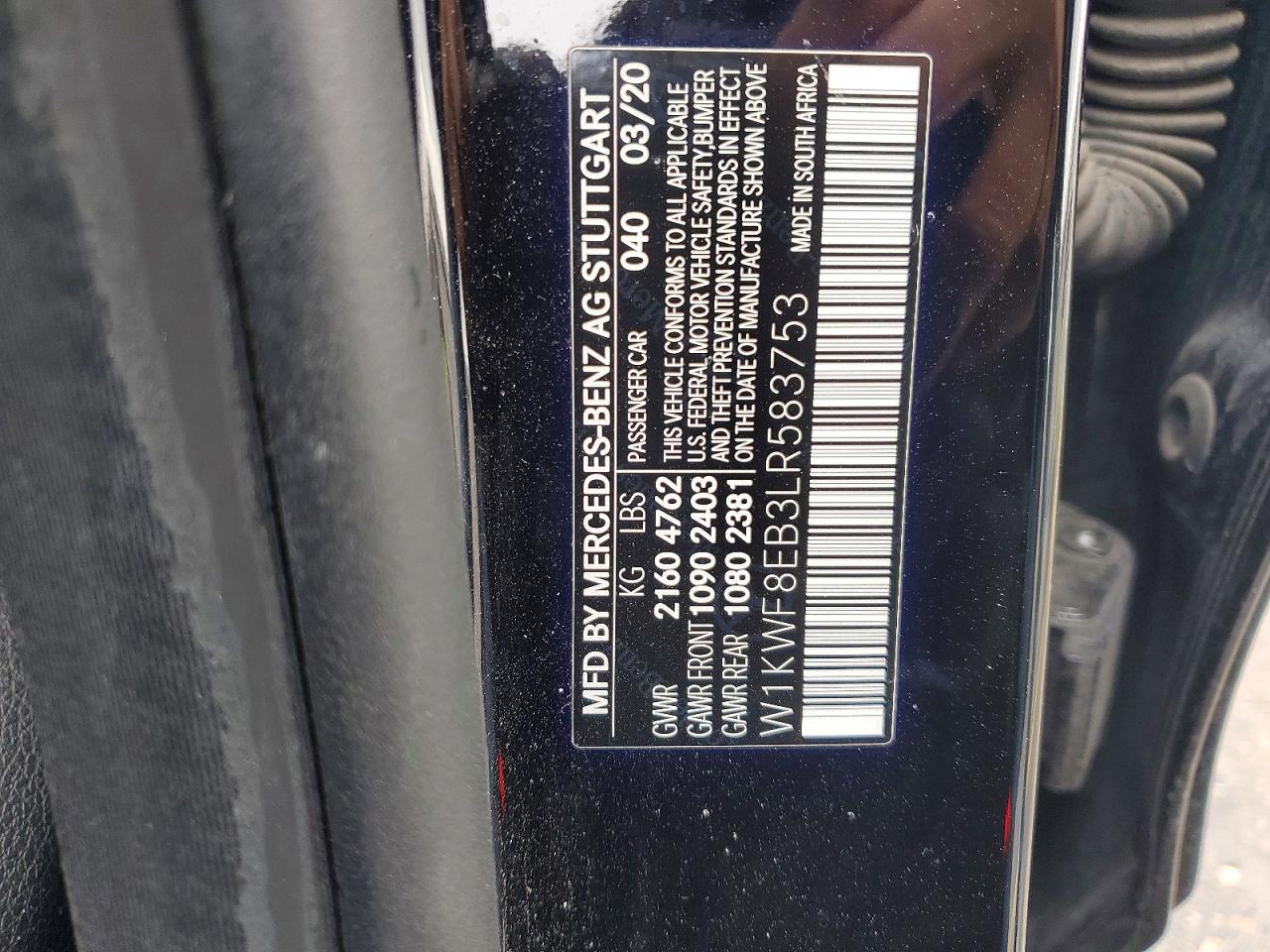 2020 MERCEDES-BENZ C-CLASS