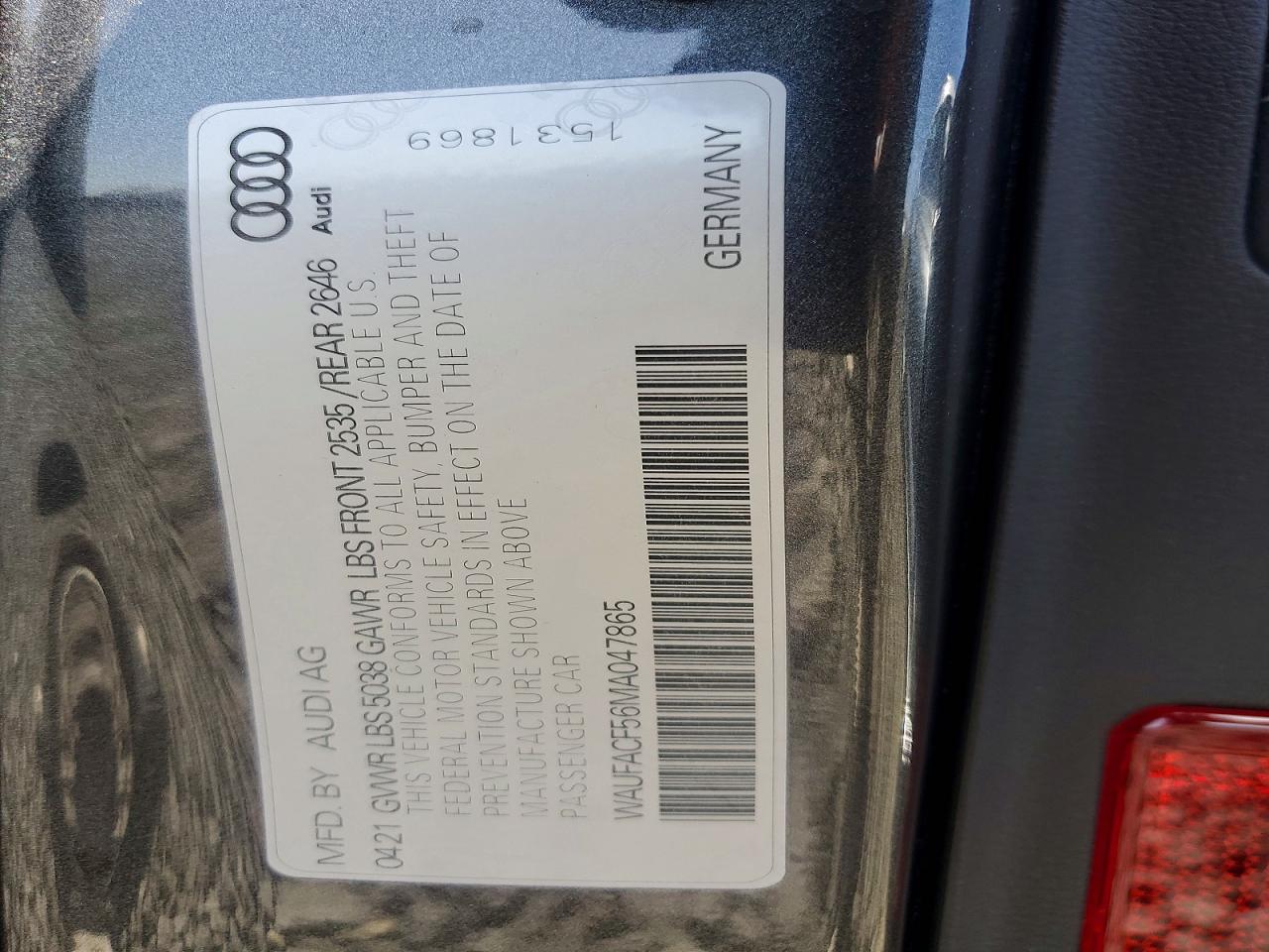2021 AUDI A5