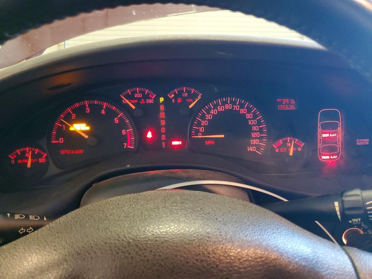 2002 PONTIAC BONNEVILLE