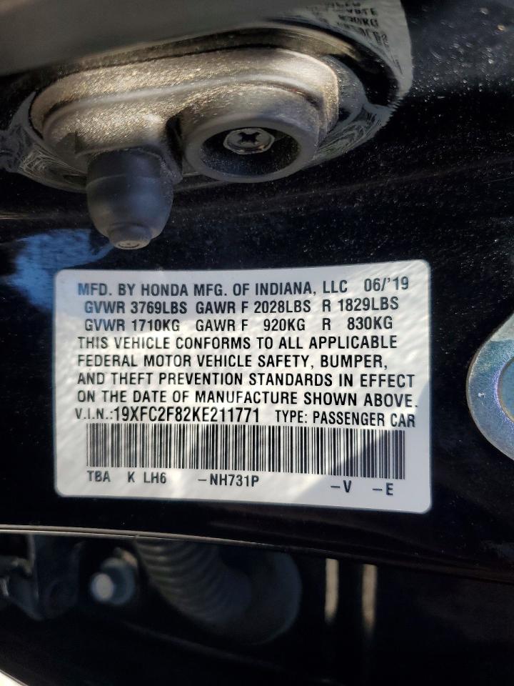2019 HONDA CIVIC