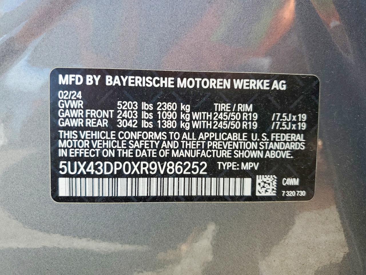 2024 BMW X3