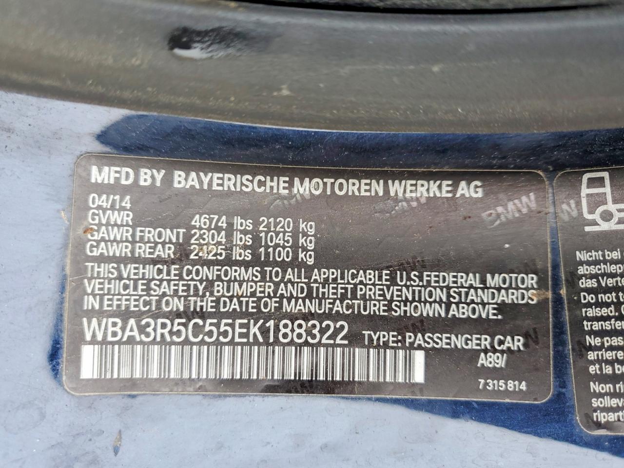 2014 BMW 4 SERIES