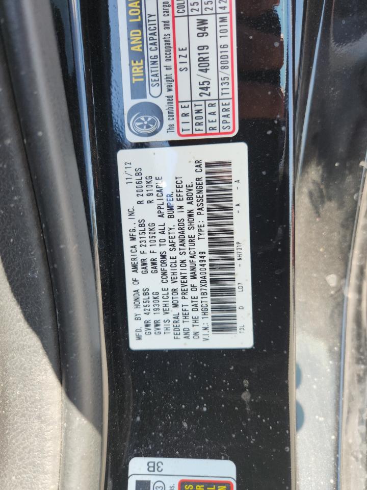2013 HONDA ACCORD