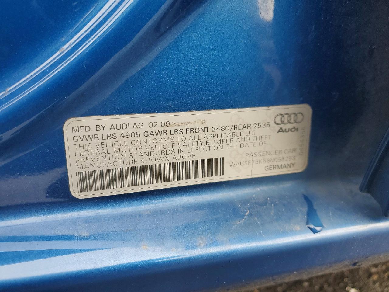 2009 AUDI A4