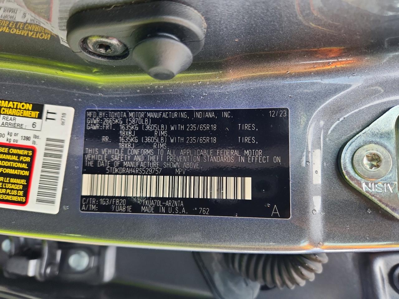2024 TOYOTA HIGHLANDER