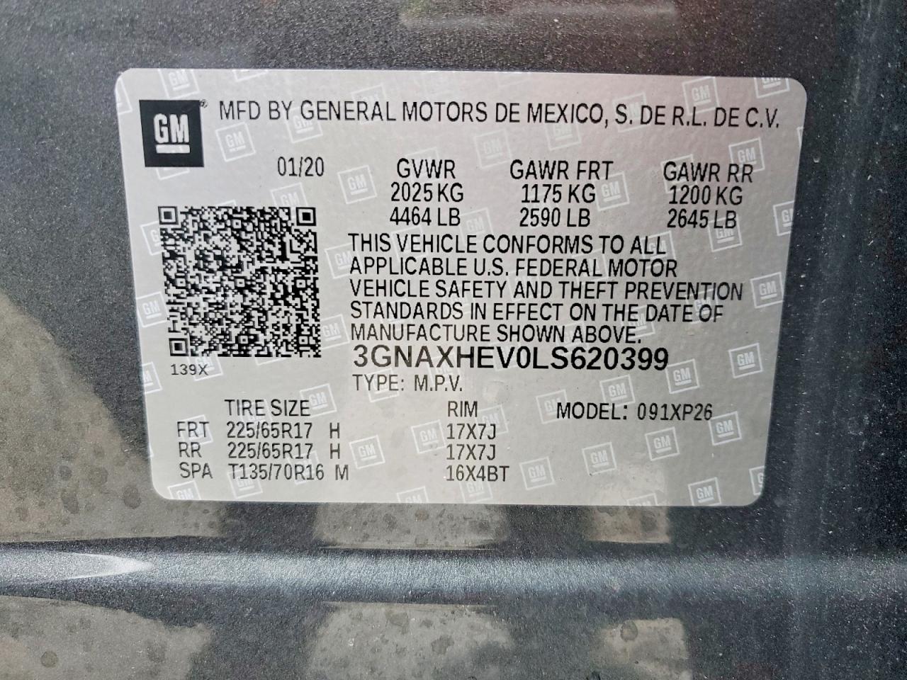 2020 CHEVROLET EQUINOX