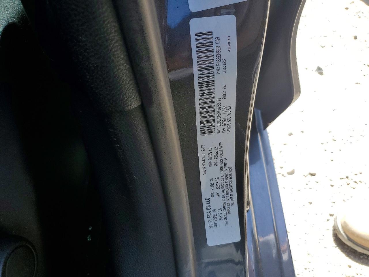 2015 CHRYSLER 200