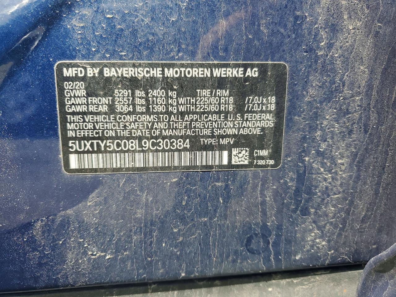 2020 BMW X3
