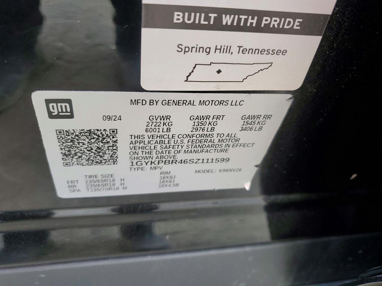 2025 CADILLAC XT6