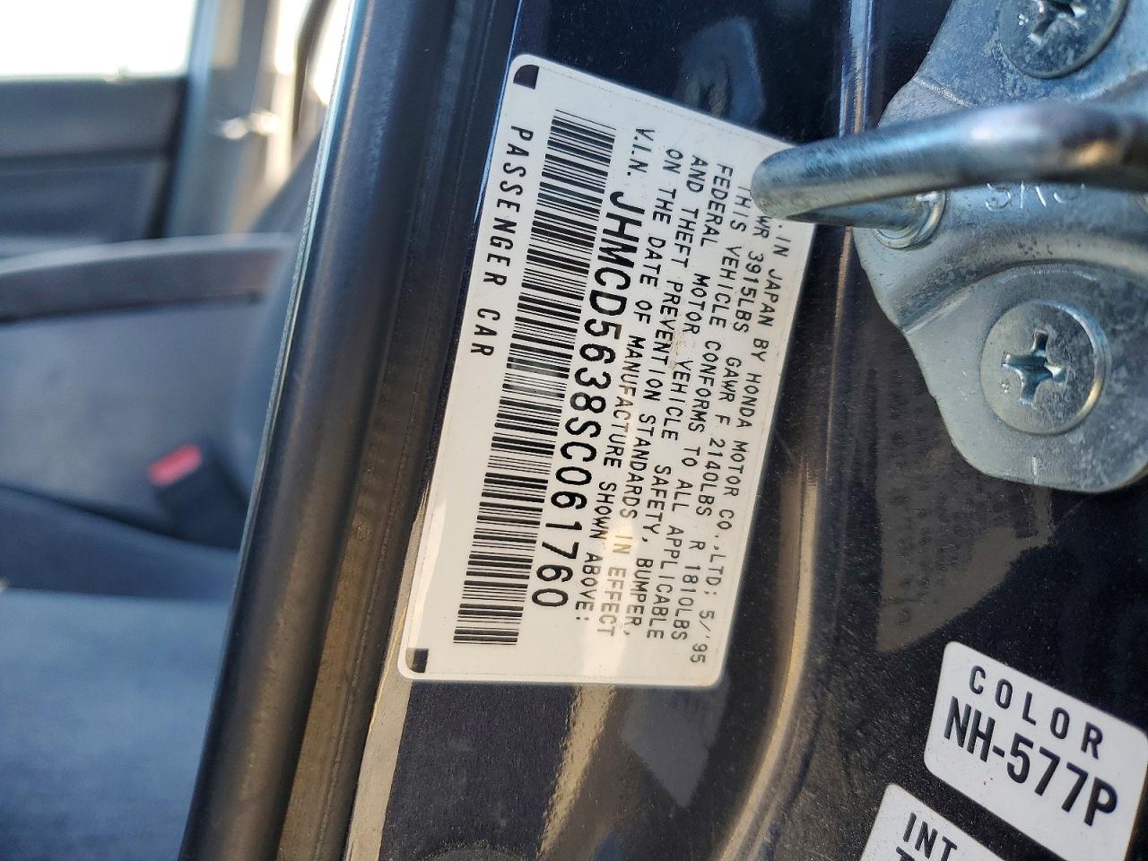 1995 HONDA ACCORD