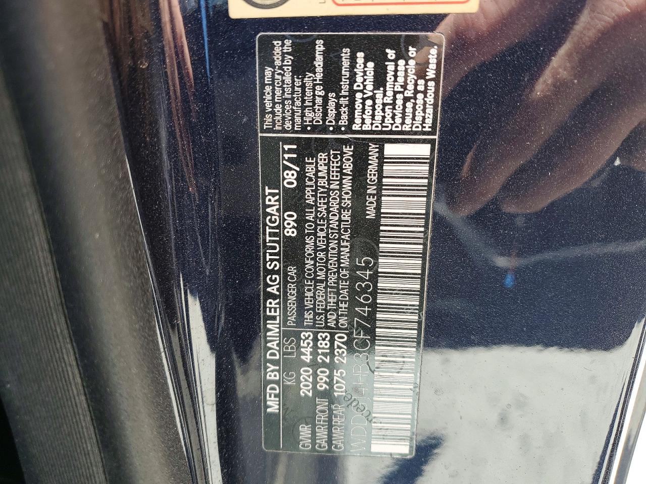 2012 MERCEDES-BENZ C-CLASS