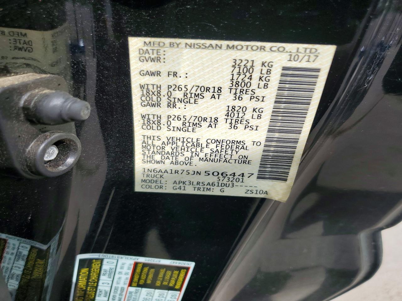 2018 NISSAN TITAN
