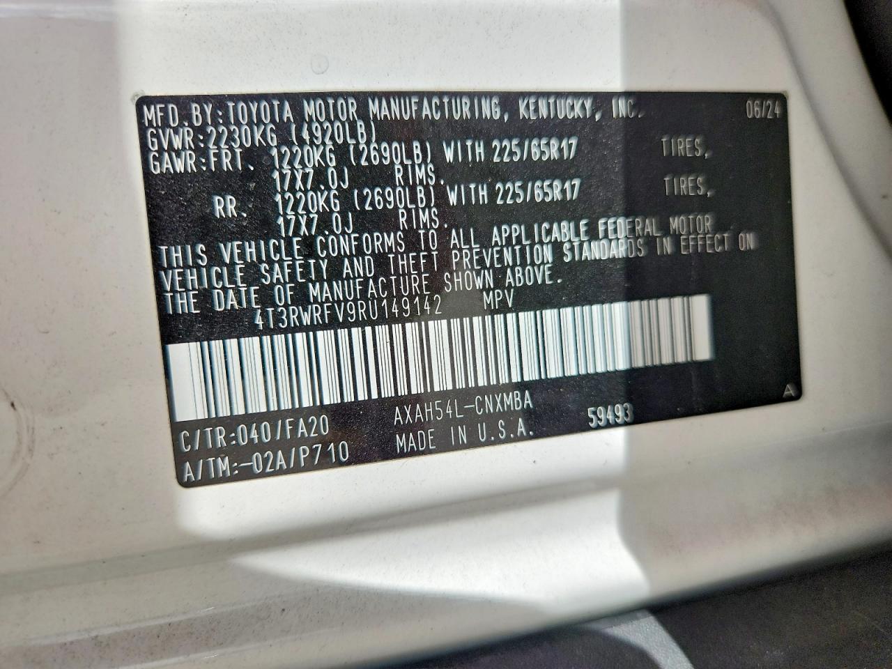2024 TOYOTA RAV4