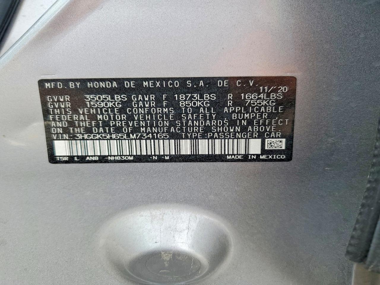 2020 HONDA FIT