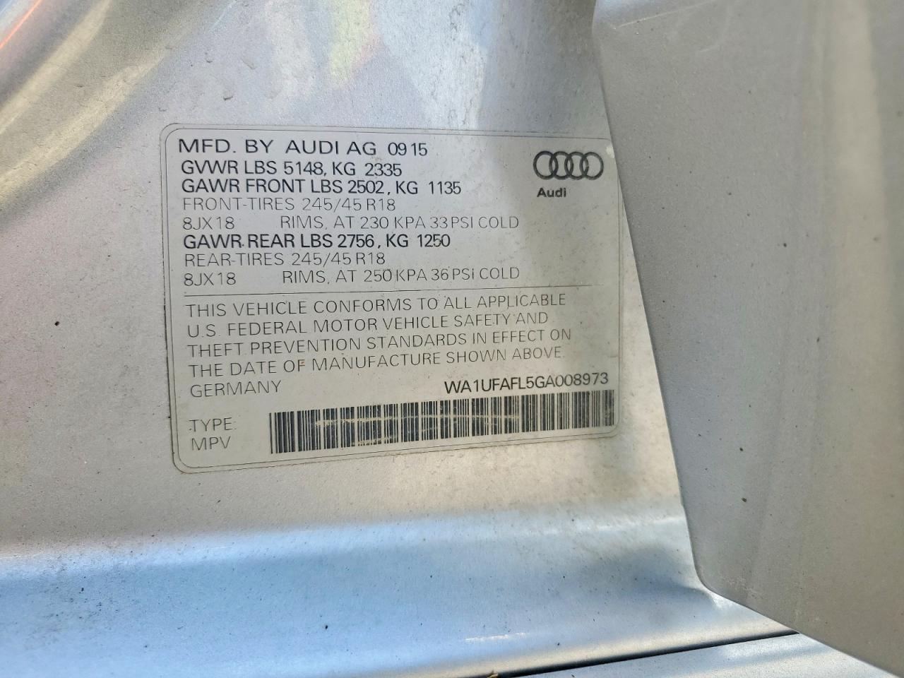 2016 AUDI A4