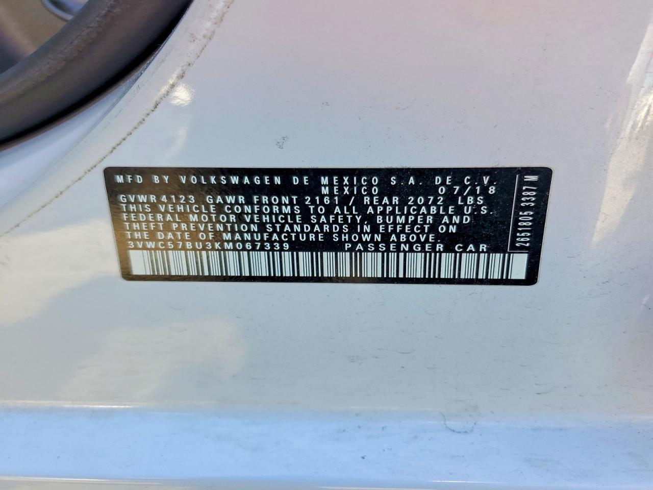 2019 VOLKSWAGEN JETTA