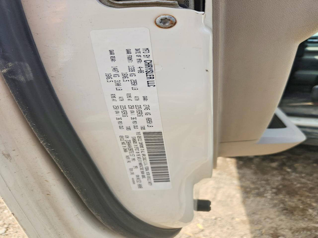 2008 DODGE CARAVAN
