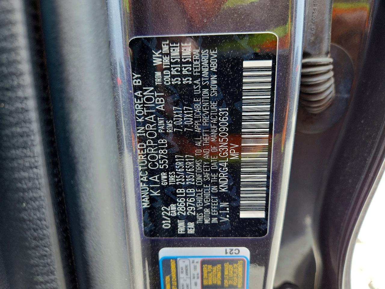 2022 KIA SORENTO