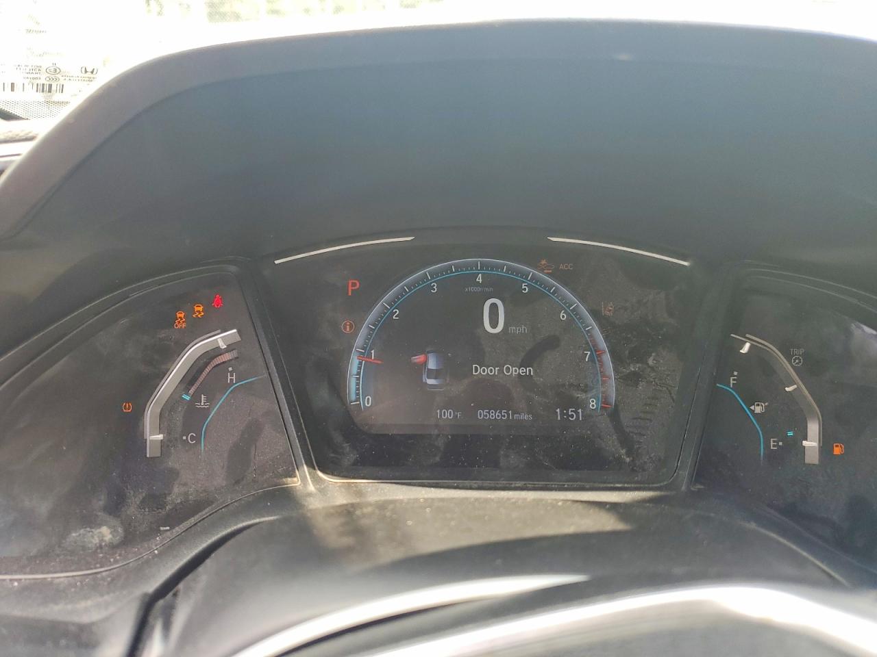 2019 HONDA CIVIC