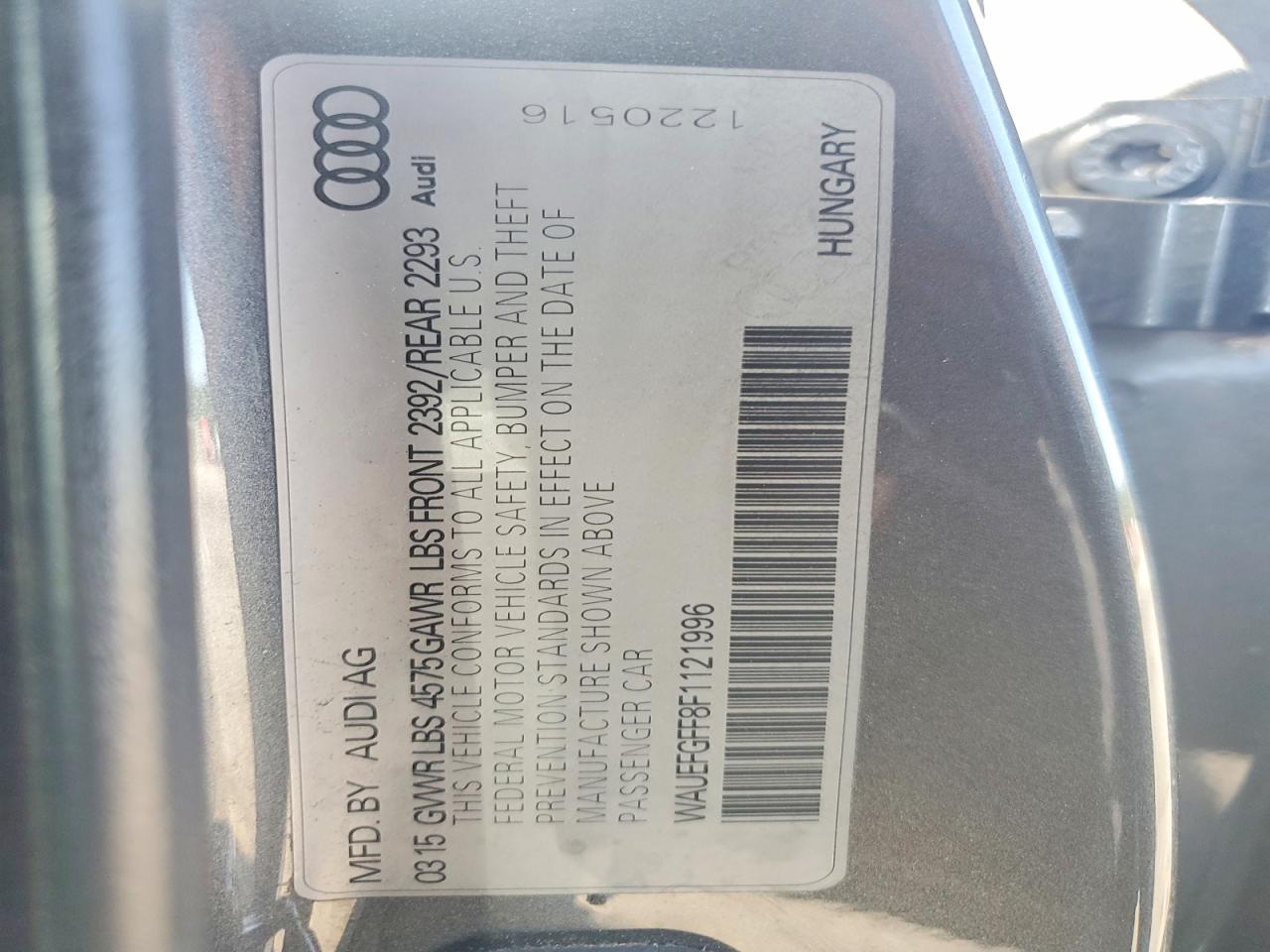 2015 AUDI A3