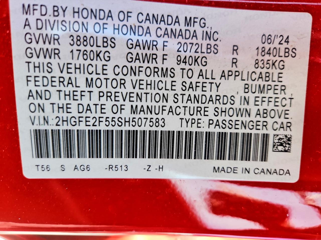 2025 HONDA CIVIC