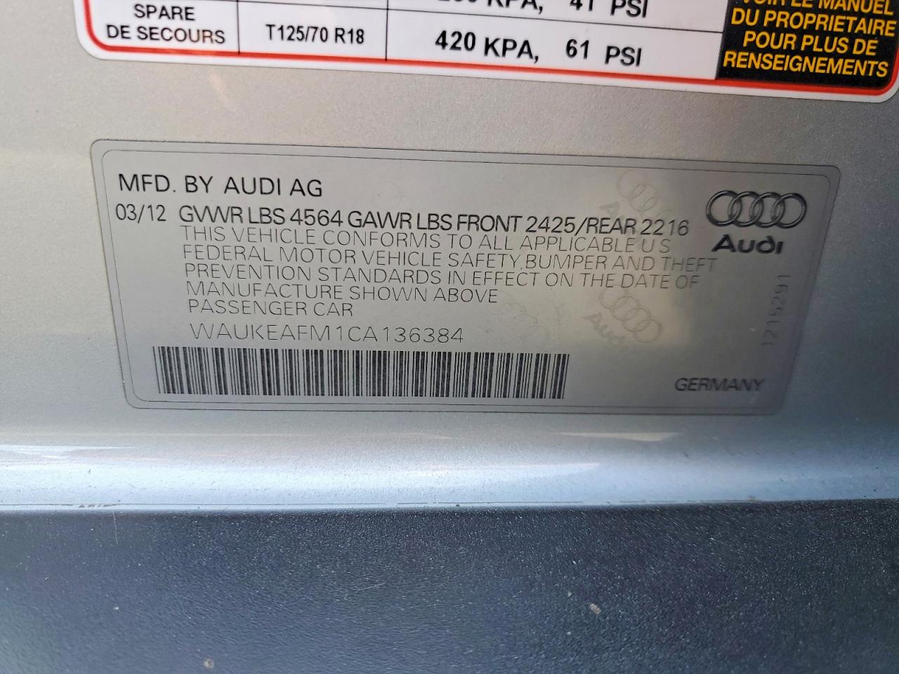 2012 AUDI A3