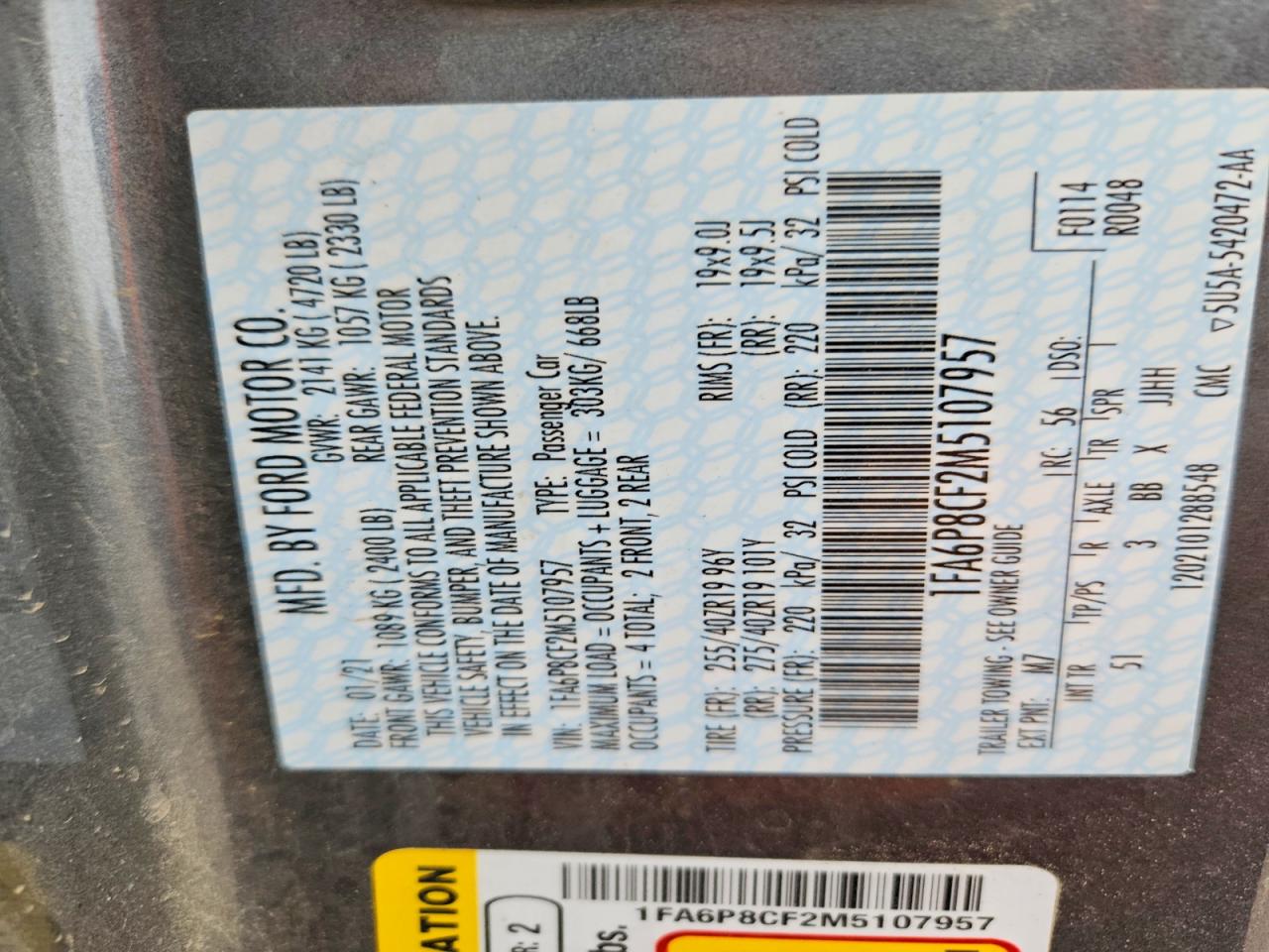 2021 FORD ALL Models