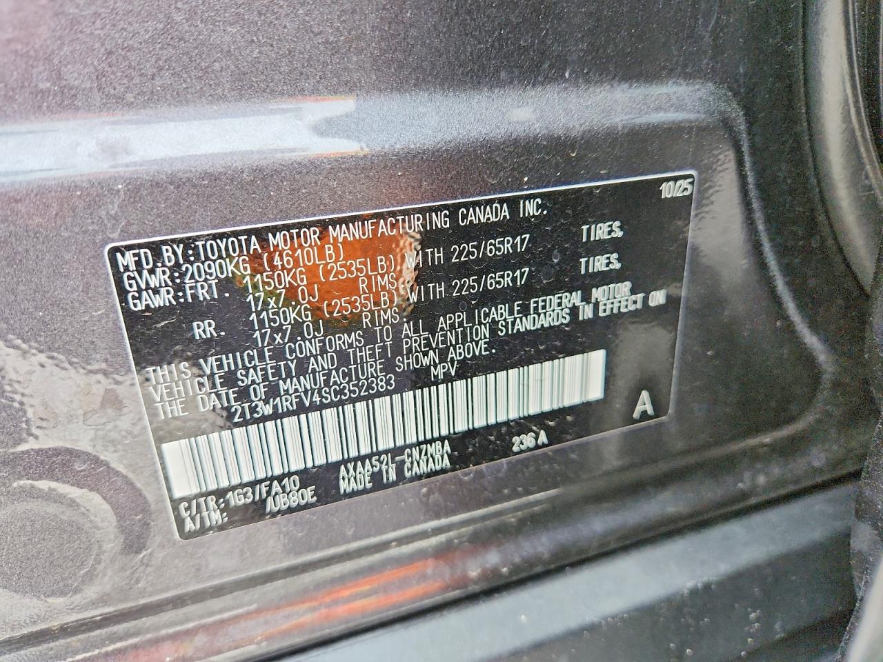 2025 TOYOTA RAV4