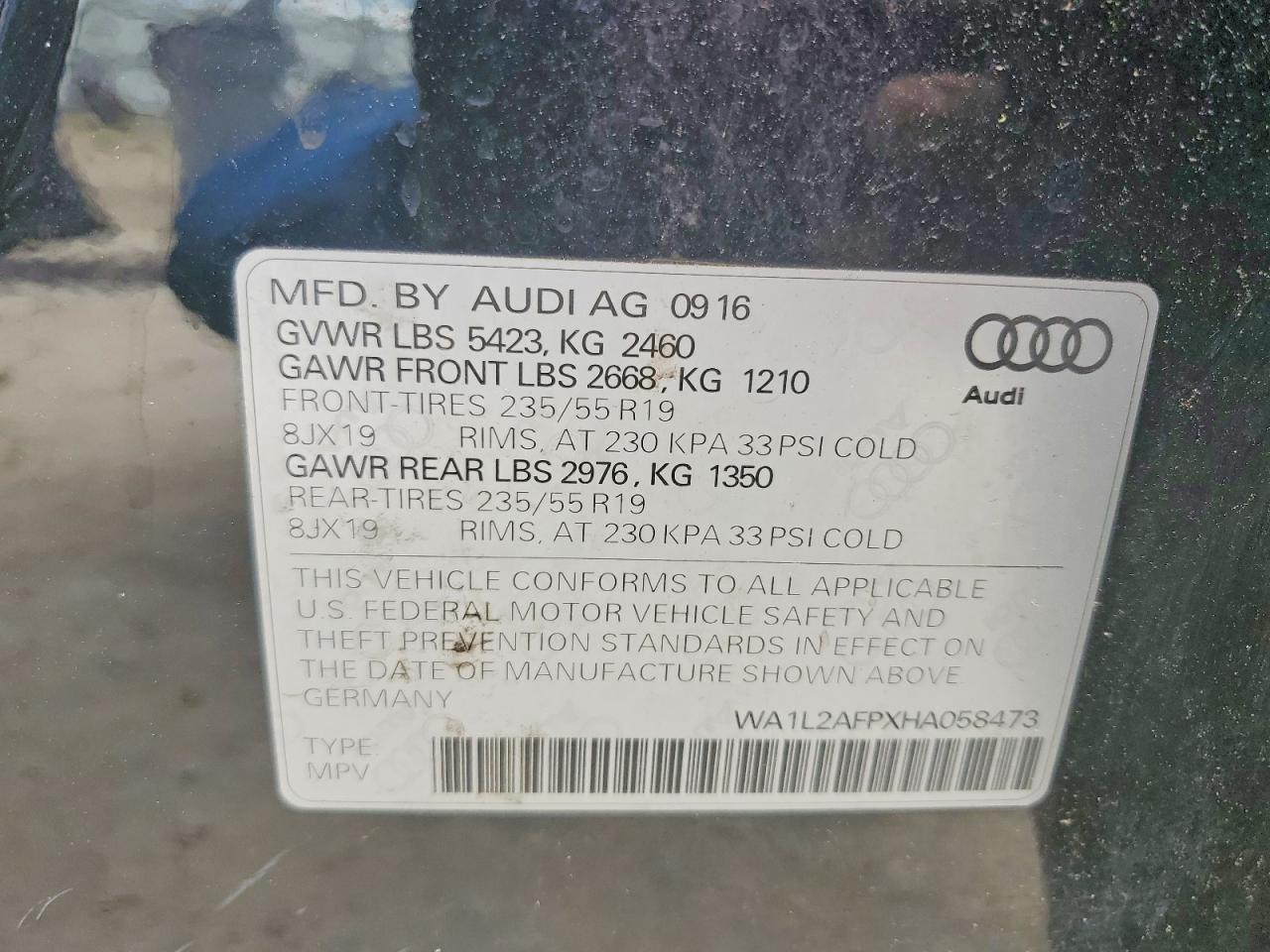 2017 AUDI Q5