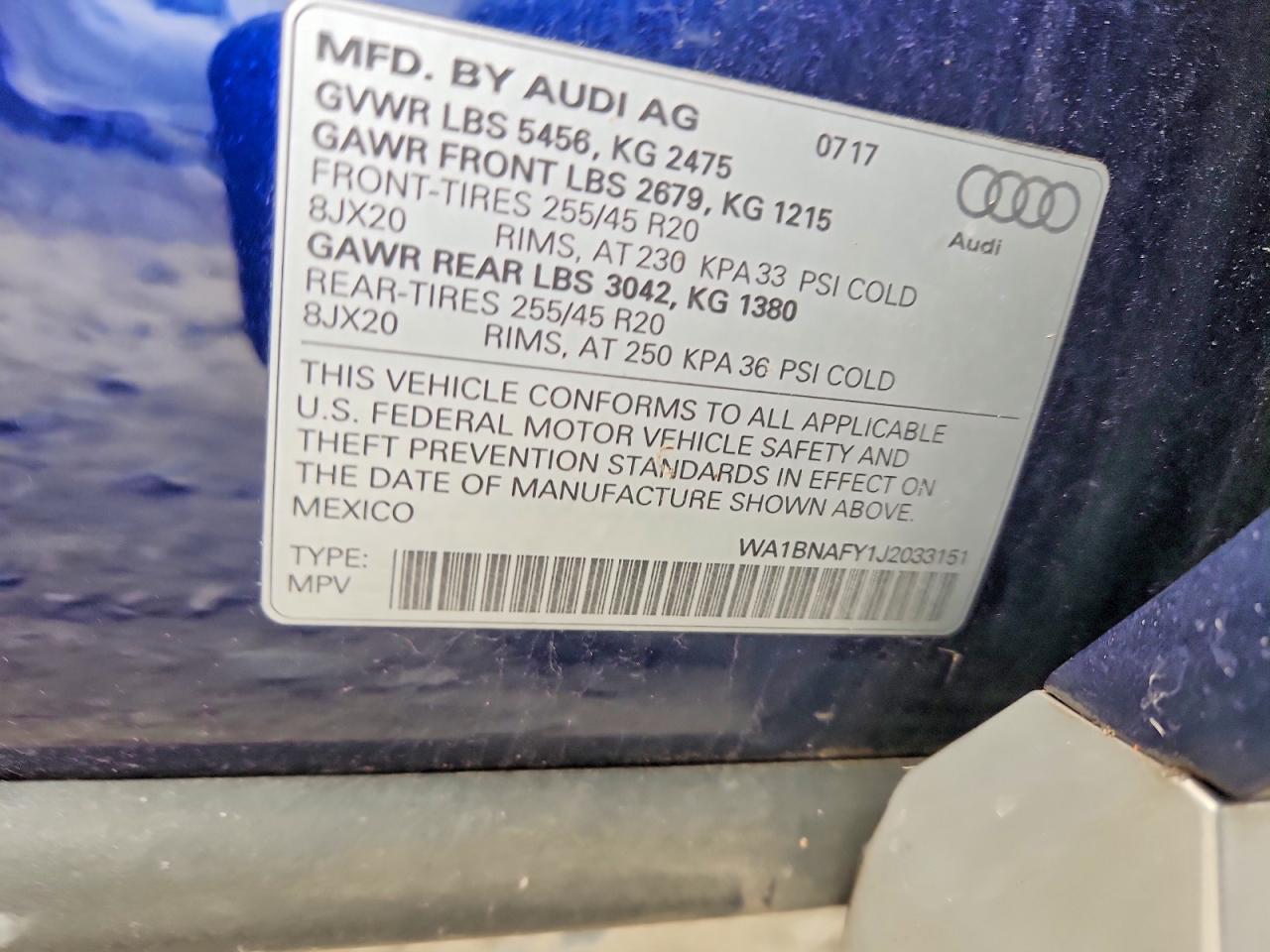 2018 AUDI Q5