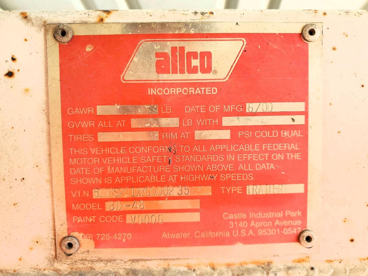 2000 ALLCO