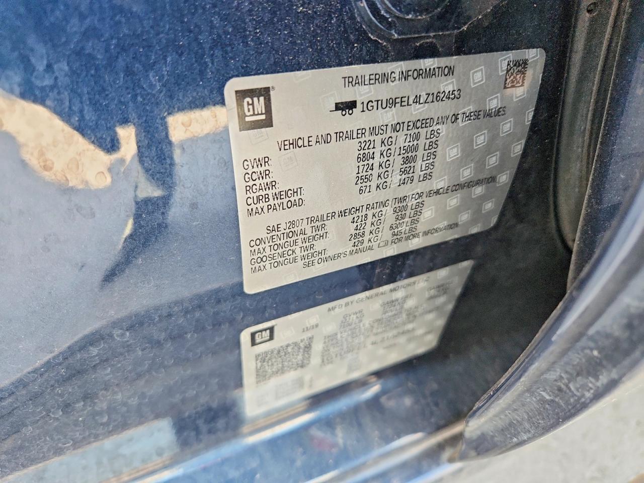2020 GMC SIERRA