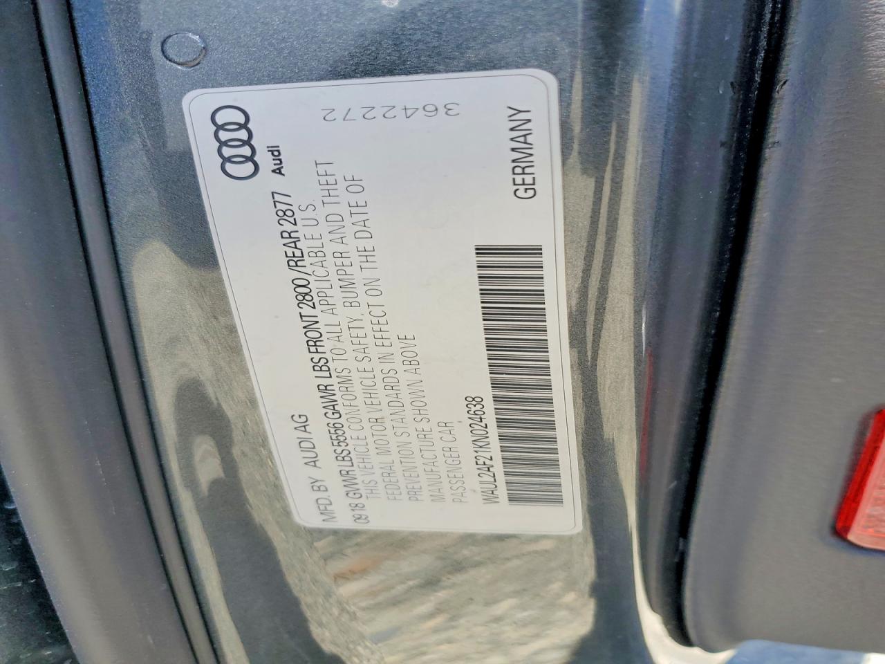 2019 AUDI A6