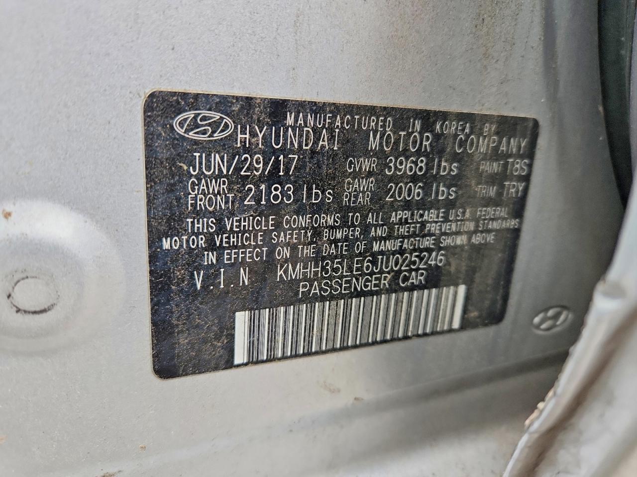 2018 HYUNDAI ELANTRA