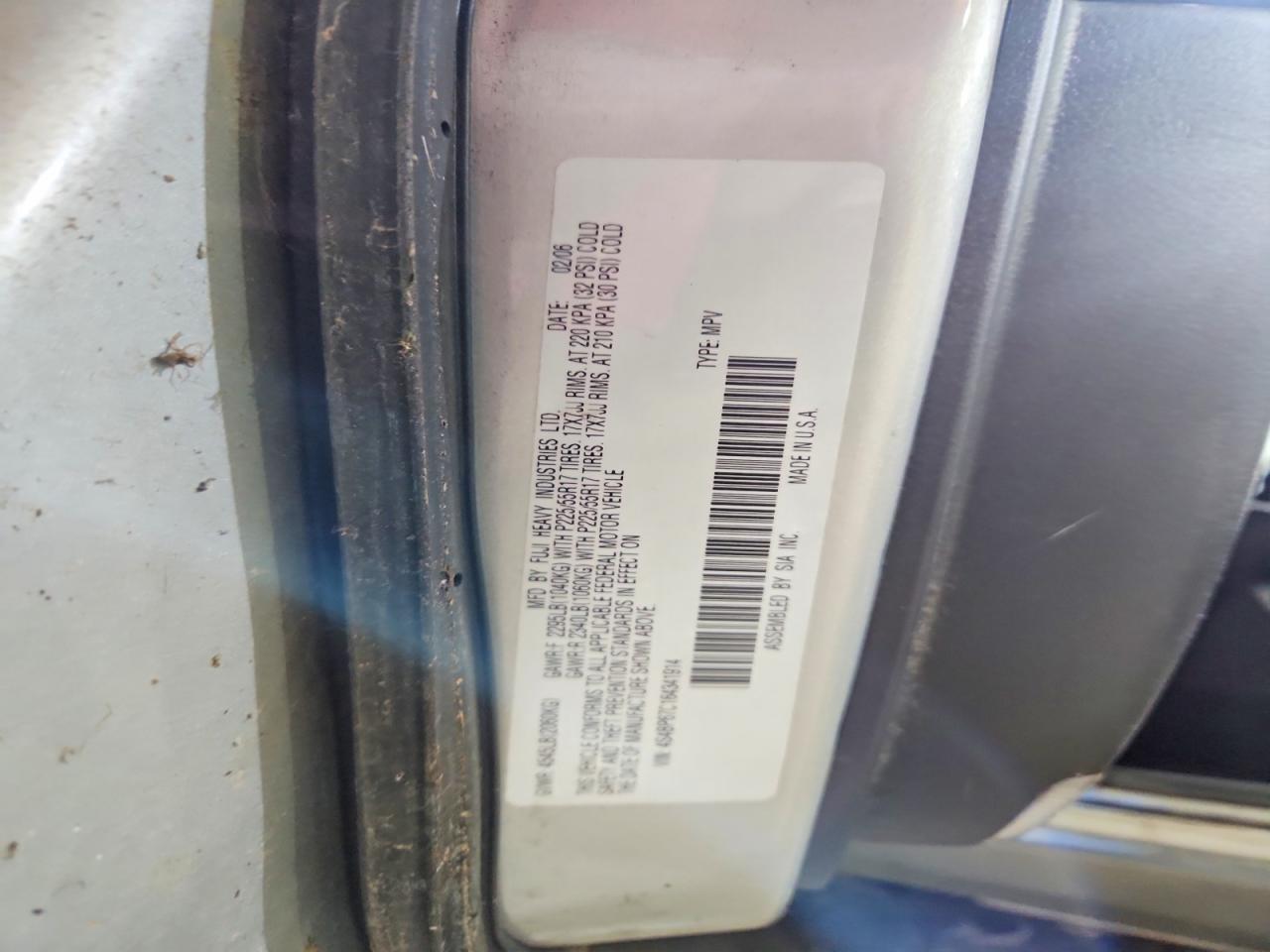 2006 SUBARU LEGACY