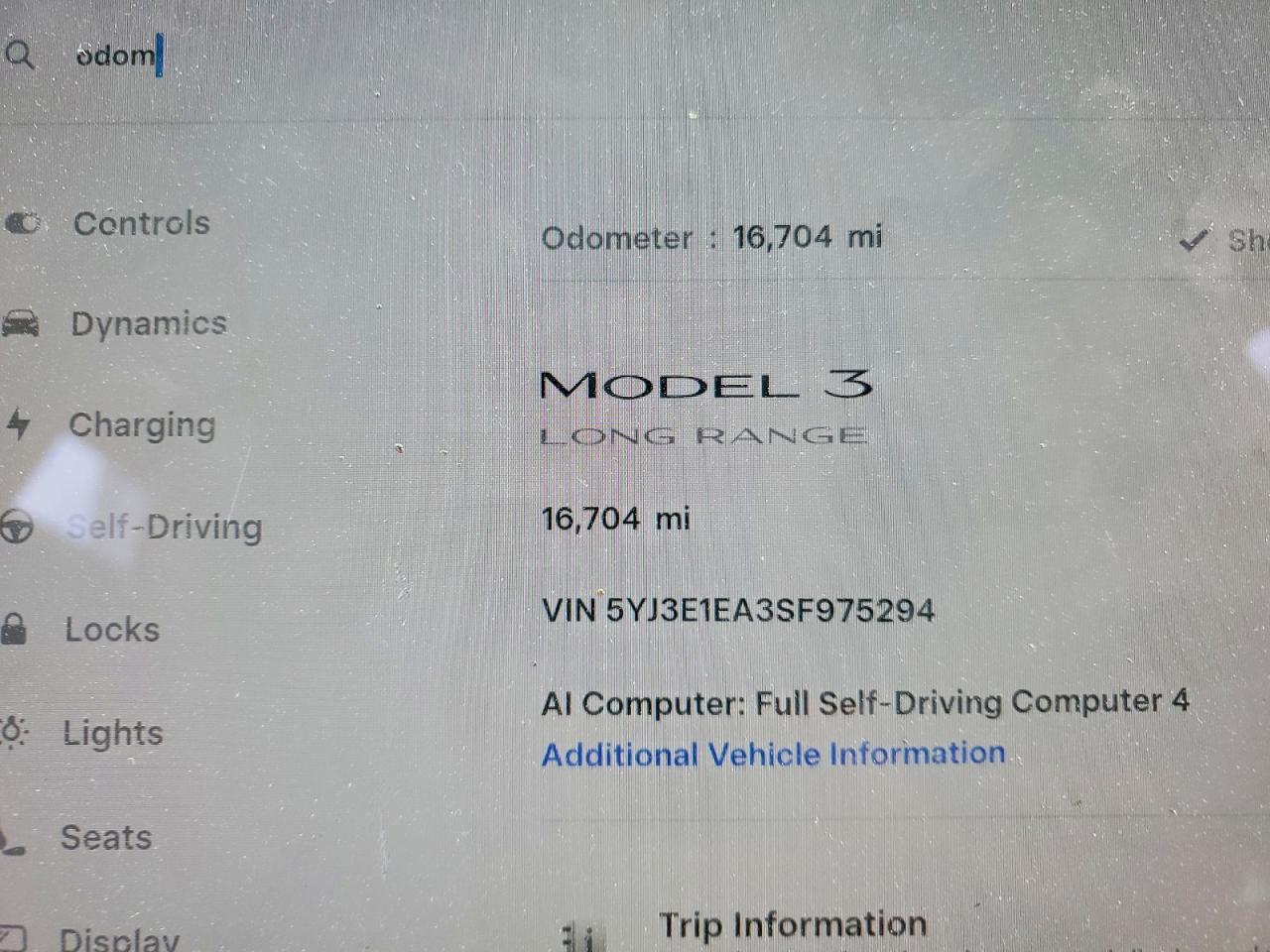 2025 TESLA MODEL 3