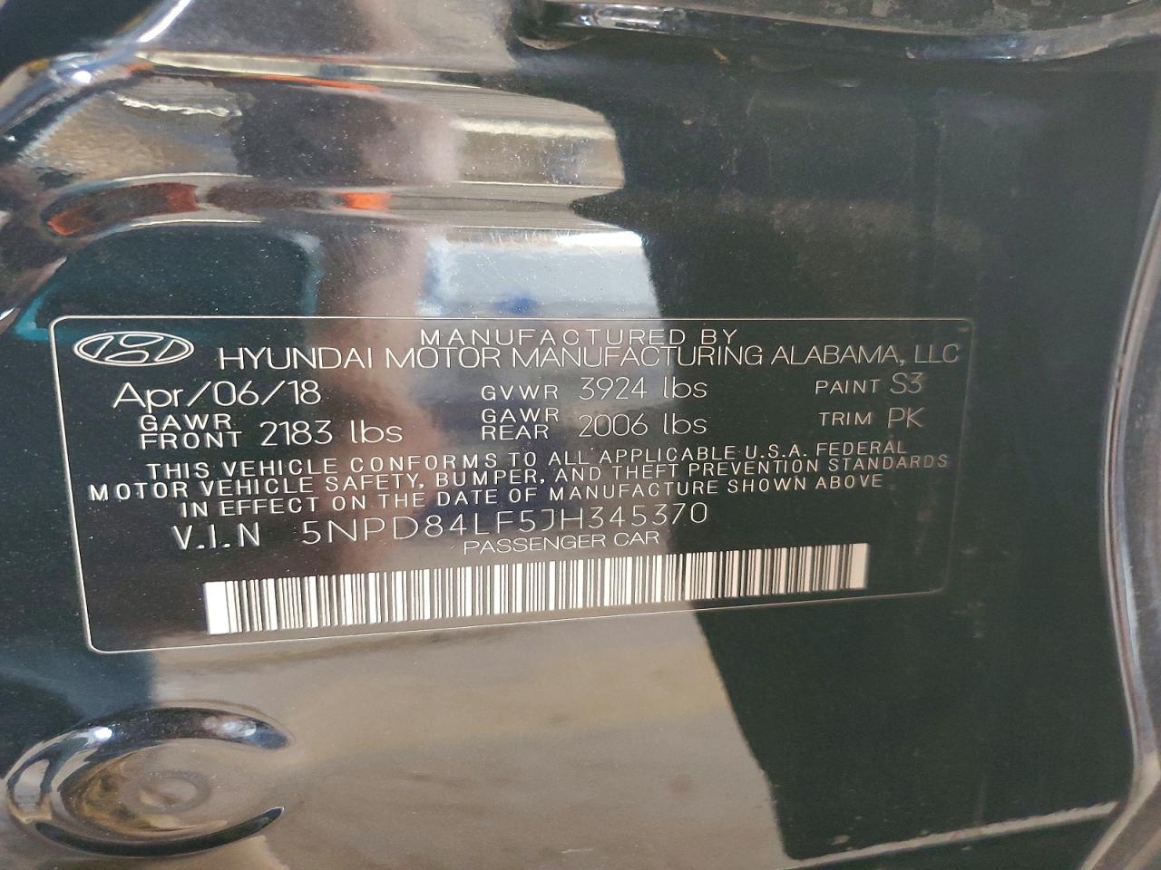 2018 HYUNDAI ELANTRA