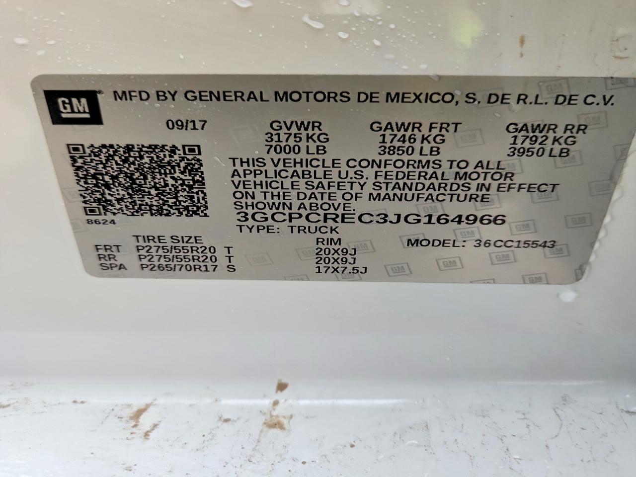 2018 CHEVROLET SILVERADO