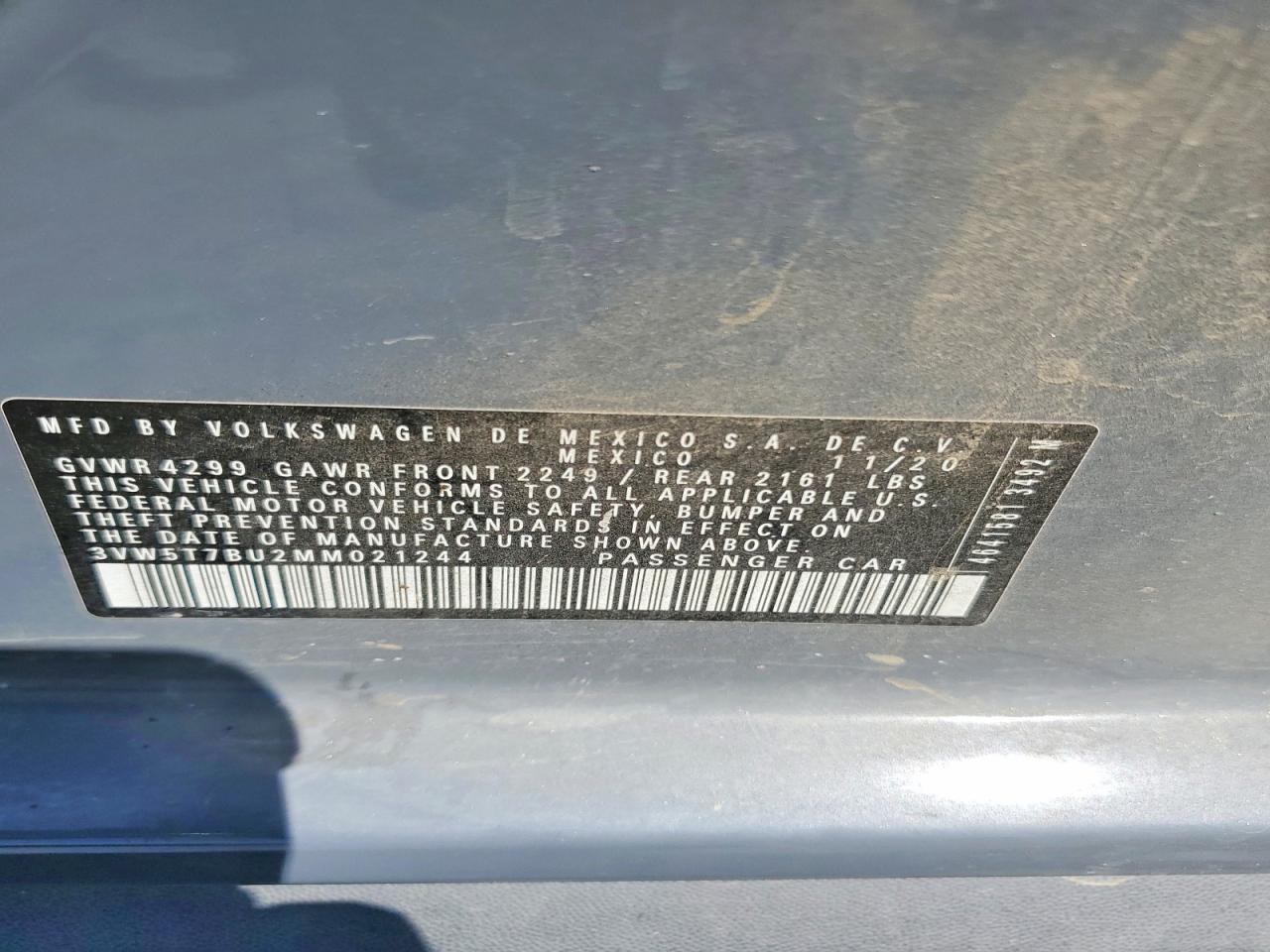 2021 VOLKSWAGEN JETTA