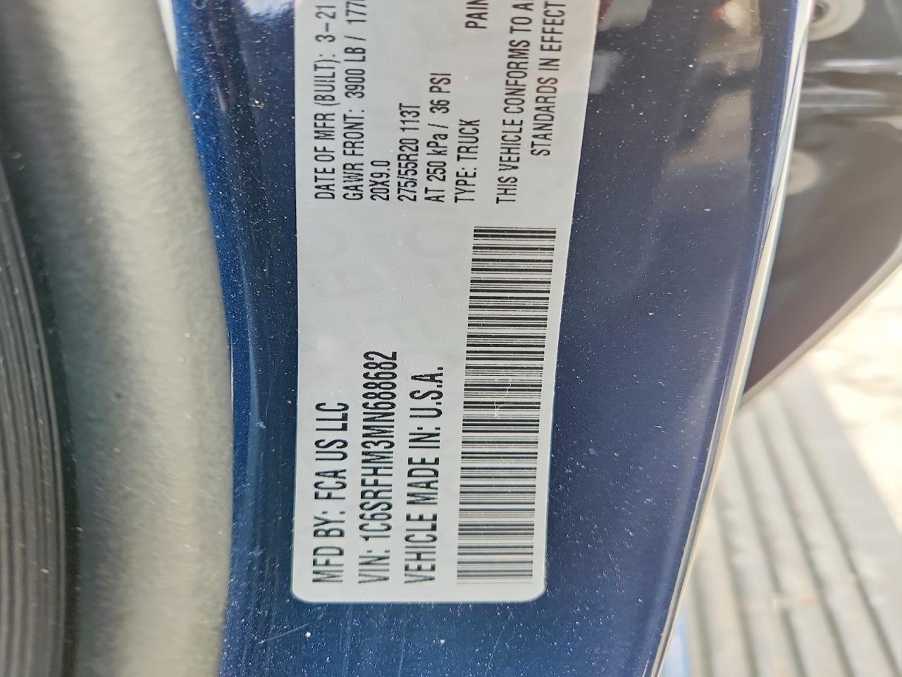 2021 RAM 1500