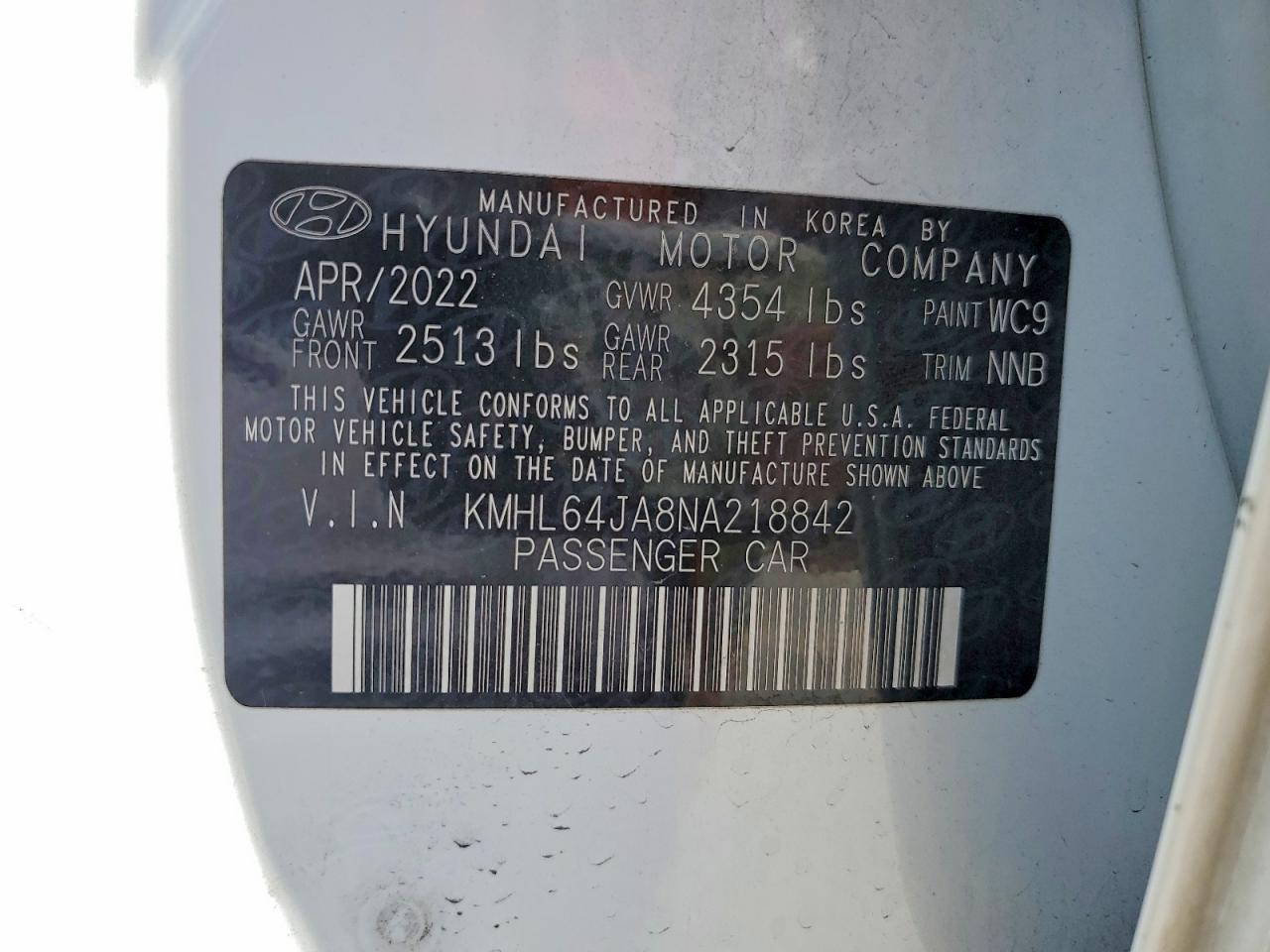 2022 HYUNDAI SONATA