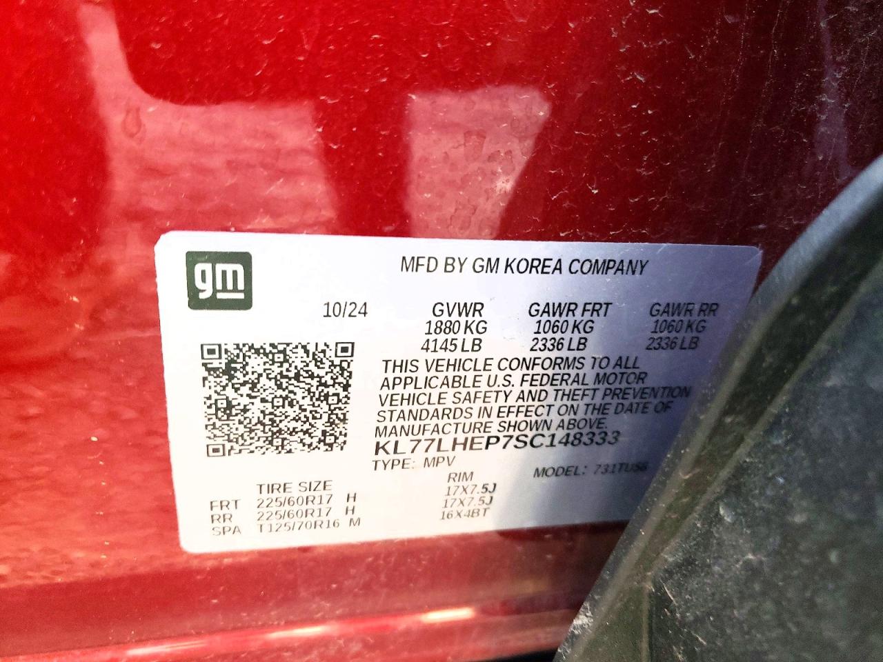2025 CHEVROLET TRAX