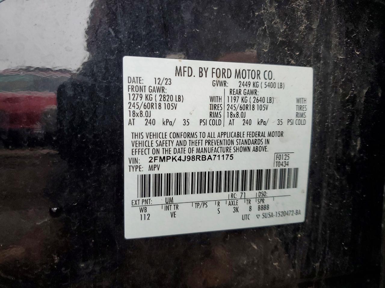 2024 FORD EDGE