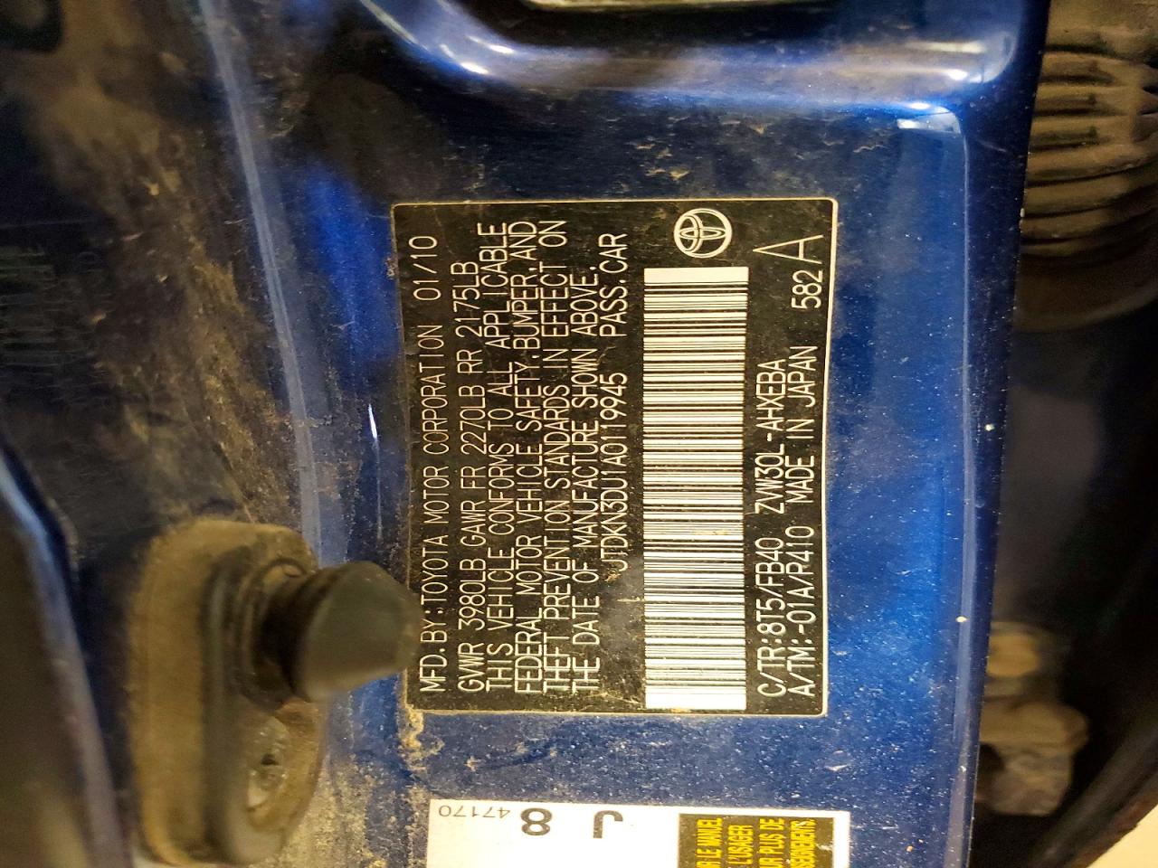2010 TOYOTA PRIUS