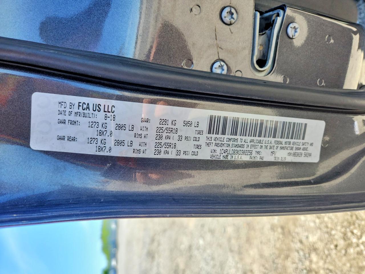 2019 JEEP CHEROKEE