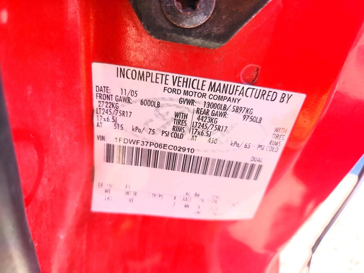 2006 FORD F350
