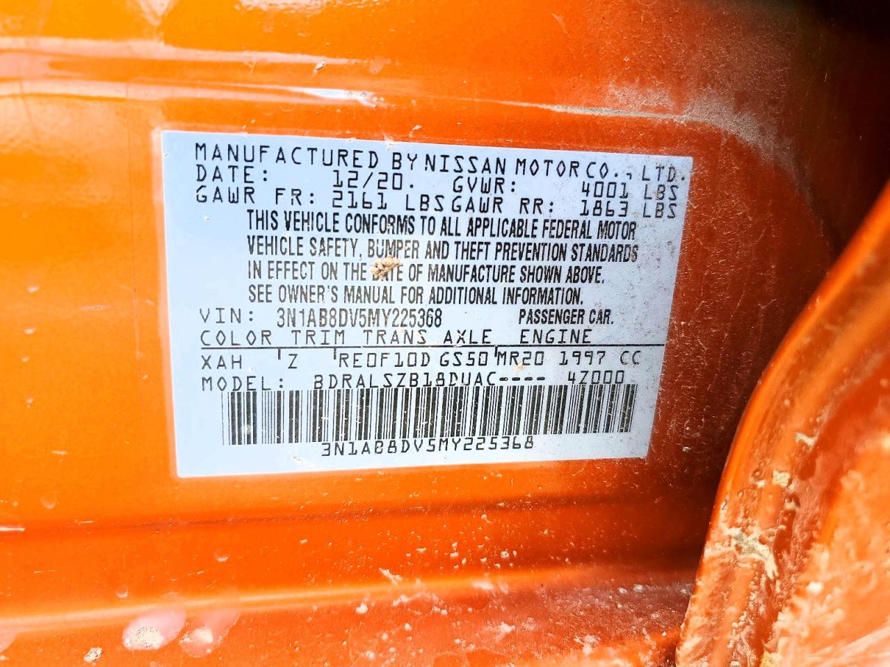 2021 NISSAN SENTRA