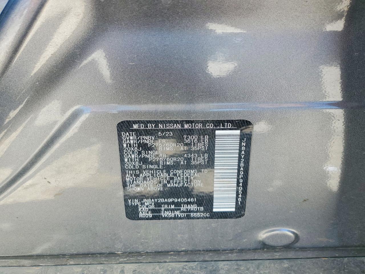 2023 NISSAN ARMADA